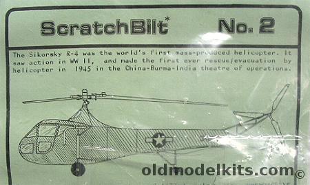 Scratchbilt 1/72 Sikorsky R-4, 2  plastic model kit